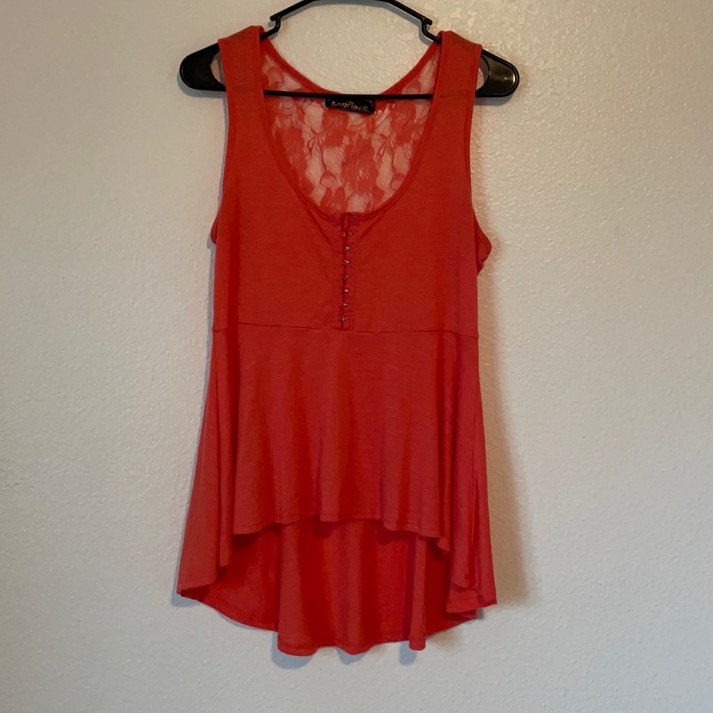 High low tank top